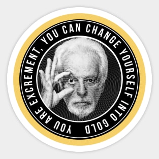 Jodorowsky Engraving Tribute Sticker